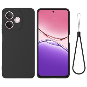 OPPO A5 Pro 4G Black Liquid Silicone Dropproof Full Coverage Case - 1