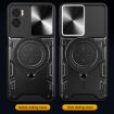 Moto E22/E22i CD Texture Camshield Magnetic Holder Case - Blue - 7