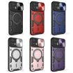 Motorola Edge 20 Lite Pink CD Texture Camshield Magnetic Holder Case - 2