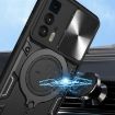 Motorola Edge 20 Pro Silver Camshield Magnetic Holder Phone Case - 4