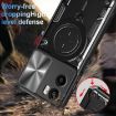 Moto G05 CD Texture Camshield Magnetic Holder Case - Red - 5