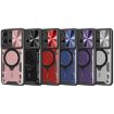 Moto G75 5G Pink Camshield Magnetic Holder Case - CD Texture - 2