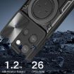 Moto G 2025 Black Camshield Magnetic Holder Case - CD Texture - 7