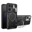 OPPO Reno8 Pro 5G Black Camshield Magnetic Holder Phone Case - 1