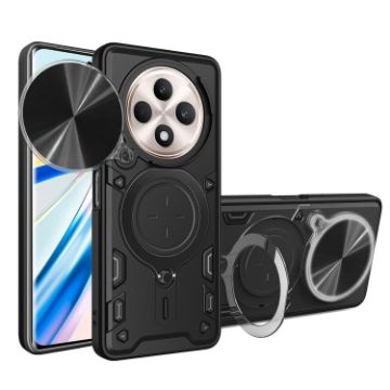 OPPO Reno12 F 5G Black Camshield Magnetic Holder Phone Case Global - 1