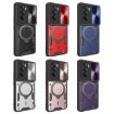 OPPO Reno12 5G Red Camshield Magnetic Holder Phone Case Global CD Texture - 2