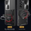 OPPO Reno12 5G Blue Camshield Magnetic Holder Phone Case Global CD Texture - 5