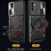 OPPO A53 4G Silver Camshield Magnetic Holder Phone Case CD Texture - 5