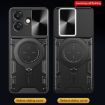 OPPO A3x 5G/4G CD Texture Camshield Magnetic Holder Case Blue - 6