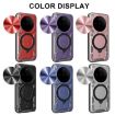 OPPO Find X8 Pro Black CD Texture Camshield Magnetic Holder Case - 2