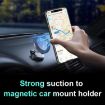 OPPO Find X8 Pro Black CD Texture Camshield Magnetic Holder Case - 6