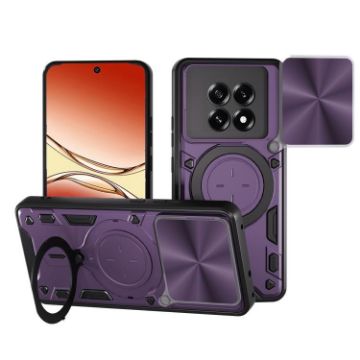 OPPO F29 Pro 5G Purple Camshield Magnetic Holder Phone Case - 1