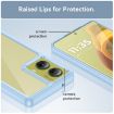 Motorola Moto G85 Blue Acrylic Hybrid TPU Phone Case - Colorful Series - 6