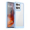 Motorola Moto G75 5G Blue Acrylic Hybrid TPU Phone Case - 1