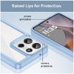 Motorola Moto G75 5G Blue Acrylic Hybrid TPU Phone Case - 6