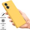 Motorola S50 Neo Yellow Liquid Silicone Dropproof Full Coverage Case - 2