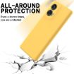 Motorola S50 Neo Yellow Liquid Silicone Dropproof Full Coverage Case - 5