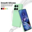 Motorola Edge 60 Stylus Green Liquid Silicone Dropproof Phone Case - 3