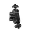 360 Pivot Magic Arm Mount - 1/4" Ball Head Bracket, Black - 1