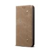 Vivo S30 Pro Mini Khaki Denim Texture Flip Leather Phone Case - 2