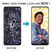 Realme C55 OEM LCD Screen Digitizer Assembly with Frame Replacement - 7