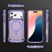 iPhone 17 Pro Max Transparent Purple MagSafe Case TPU + PC Skin Feel - 5