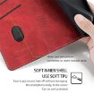Realme P3 Ultra 5G Leather Phone Case - Red & Black Contrast Buckle - 7