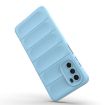Motorola Moto G62 5G Light Blue TPU + Flannel Phone Case - 4