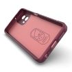 Moto G73 5G Wine Red TPU + Flannel Phone Case - Magic Shield - 5