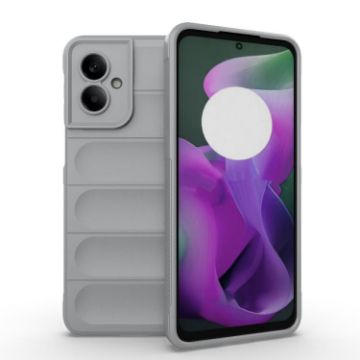Motorola Moto G55 5G Global Magic Shield TPU Flannel Case Grey - 1