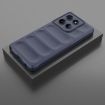 Motorola Edge 60 Stylus 5G Case - Magic Shield TPU + Flannel (Dark Blue) - 2