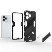 Realme C53 4G Punk Armor Phone Case with Holder - Light Red - 5