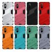 Realme C67 4G Global Punk Armor Phone Case with Holder - Grey - 6