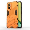 Realme C67 4G Global Punk Armor Phone Case with Holder - Orange - 1