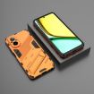 Realme C67 4G Global Punk Armor Phone Case with Holder - Orange - 2