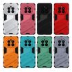 Realme 12+ 5G Punk Armor PC + TPU Phone Case with Holder - Blue - 7