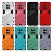 Realme 12 5G Global Punk Armor Phone Case with Holder (Black) - 7