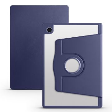Samsung Galaxy Tab A8 Dark Blue 360 Rotation Leather Case - 1