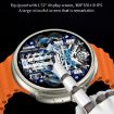 Z78 Ultra 1.52" HD Smart Watch with Heart Rate & Blood Oxygen - Orange - 3