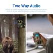 ESCAM QF380 4MP Solar Wildlife Hunting Camera, 4G AU Version, Camouflage - 4