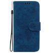 Tecno Camon 40 Pro 4G Blue Butterfly Rose Leather Phone Case - 3