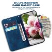 Tecno Spark 30 Pro Blue Butterfly Rose Embossed Leather Phone Case - 5