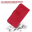 Tecno Spark 30 Pro Red Butterfly Rose Embossed Leather Phone Case - 7
