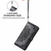 Ulefone Note 16 Pro Black Mandala Flower Embossed Leather Case - 6