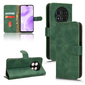 Ulefone Note 15 Green Magnetic Flip Leather Phone Case Skin Feel - 1
