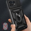 Motorola Edge 40 Pro Silver TPU+PC Case with Sliding Camera Cover - 7
