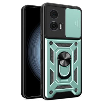 Motorola Edge 50 Fusion Case Mint Green TPU+PC Sliding Camera Cover - 1