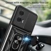 Motorola Edge 50 Fusion Black TPU+PC Case with Sliding Camera Cover - 6