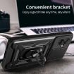 Motorola Moto G55 Phone Case Silver - Sliding Camera Cover TPU+PC Design - 7