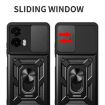 Motorola Moto G35 5G Case Red - Sliding Camera Cover TPU+PC Design - 4